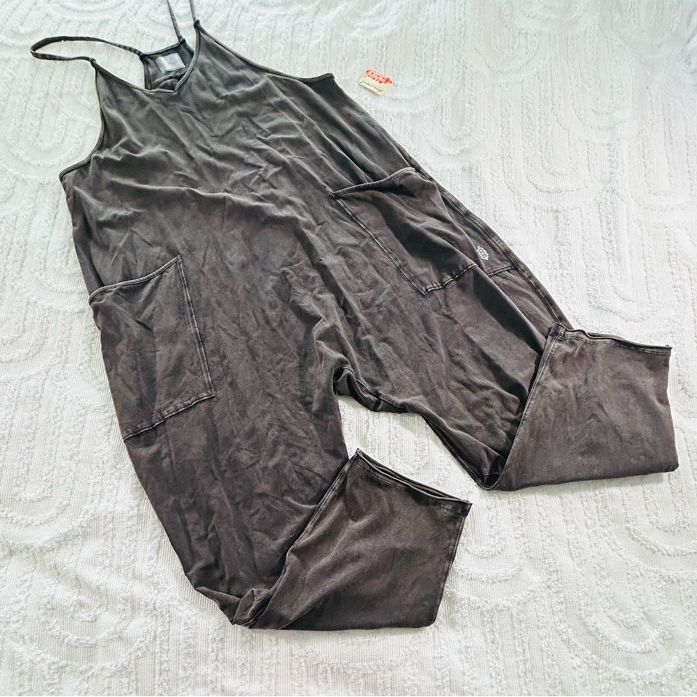 FP MOVEMENT BY FREE PEOPLE Hot Shot Onesie Washed Black M NWT FP-200 - Picture 9 of 10